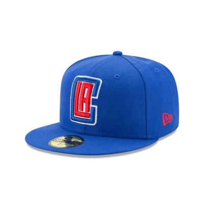 Blue Los Angeles Clippers Hat - New Era NBA Team Color 59FIFTY Fitted Caps USA5240139